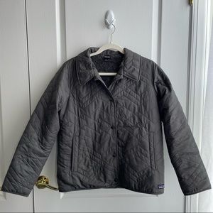patagonia quilted los gatos grey jacket